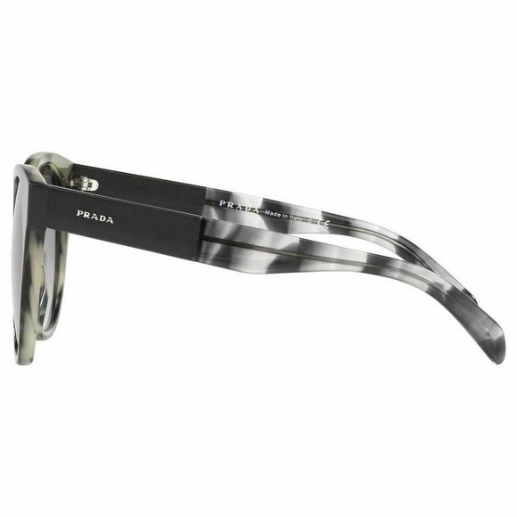 Prada Round Style Sunglasses W/Grey Gradient Lens - Picture 3 of 4